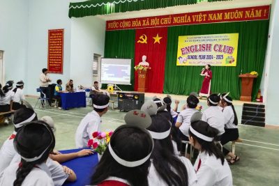 Trường THCS thị trấn Ba Tơ tổ chức Hội thi Câu lạc bộ tiếng Anh học kỳ I năm học 2024 – 2025