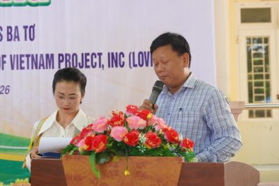 Lễ khởi công Xây dựng Thư viện Trường THCS Ba Tơ, xã Ba Tơ, tỉnh Quảng Ngãi