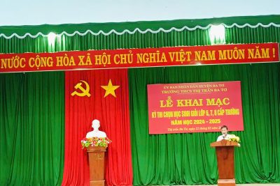Thi chọn HSG lớp 6, 7, 8 cấp trường năm học 2024 – 2025